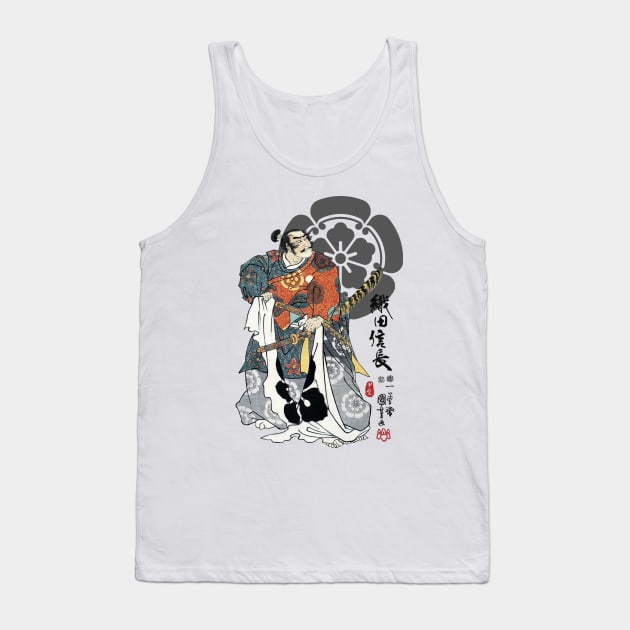 Oda Nobunaga Ukiyo-e Tank Top by Takeda_Art